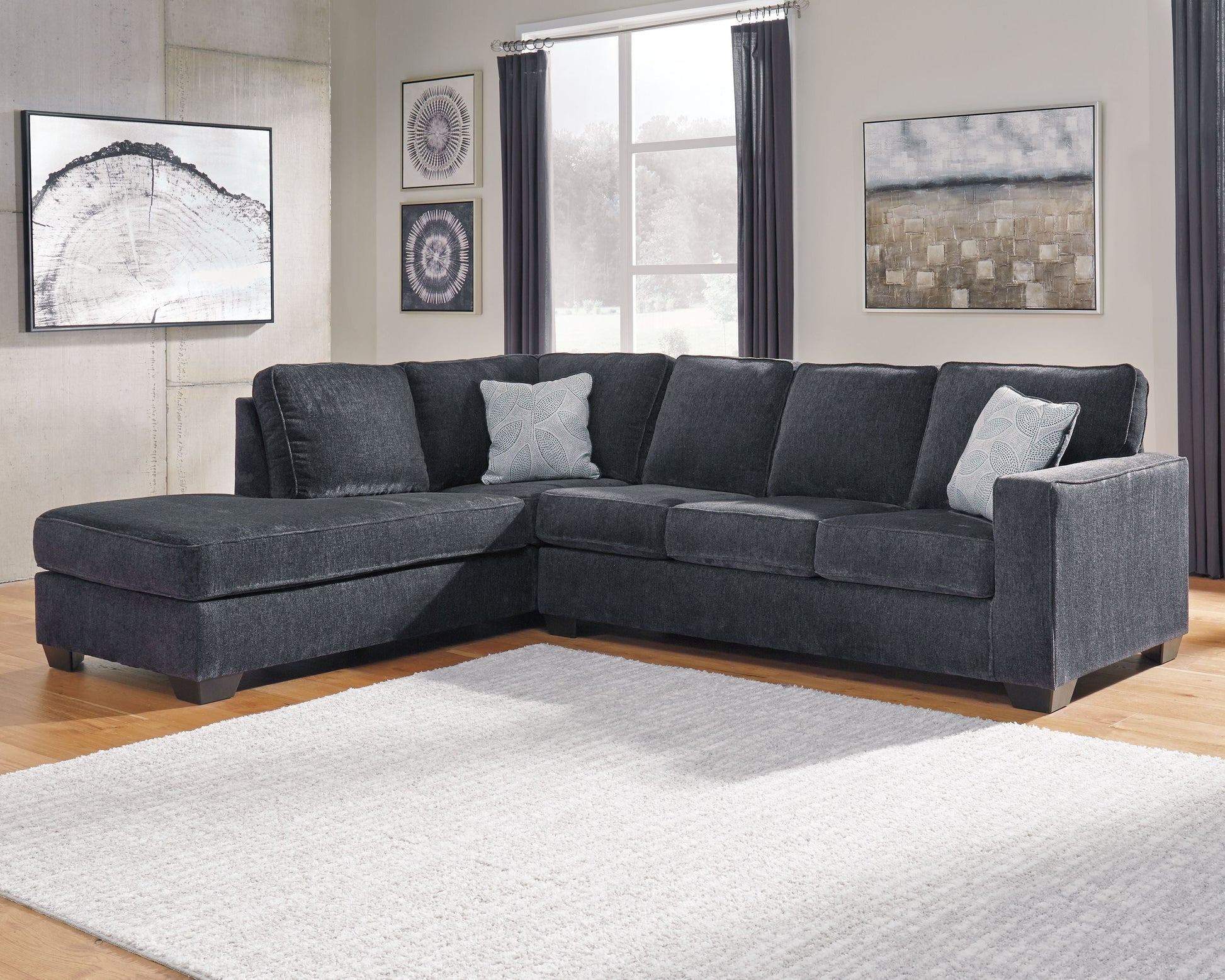 Signature Design by Ashley® Altari - Sectional With Chaise | Meri Furniture