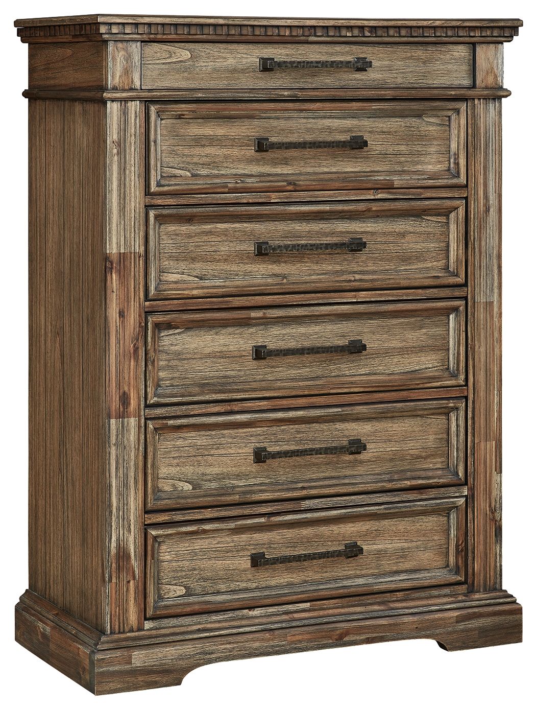 Signature Design by Ashley® Markenburg - Brown - Six Drawer Chest | Meri Furniture