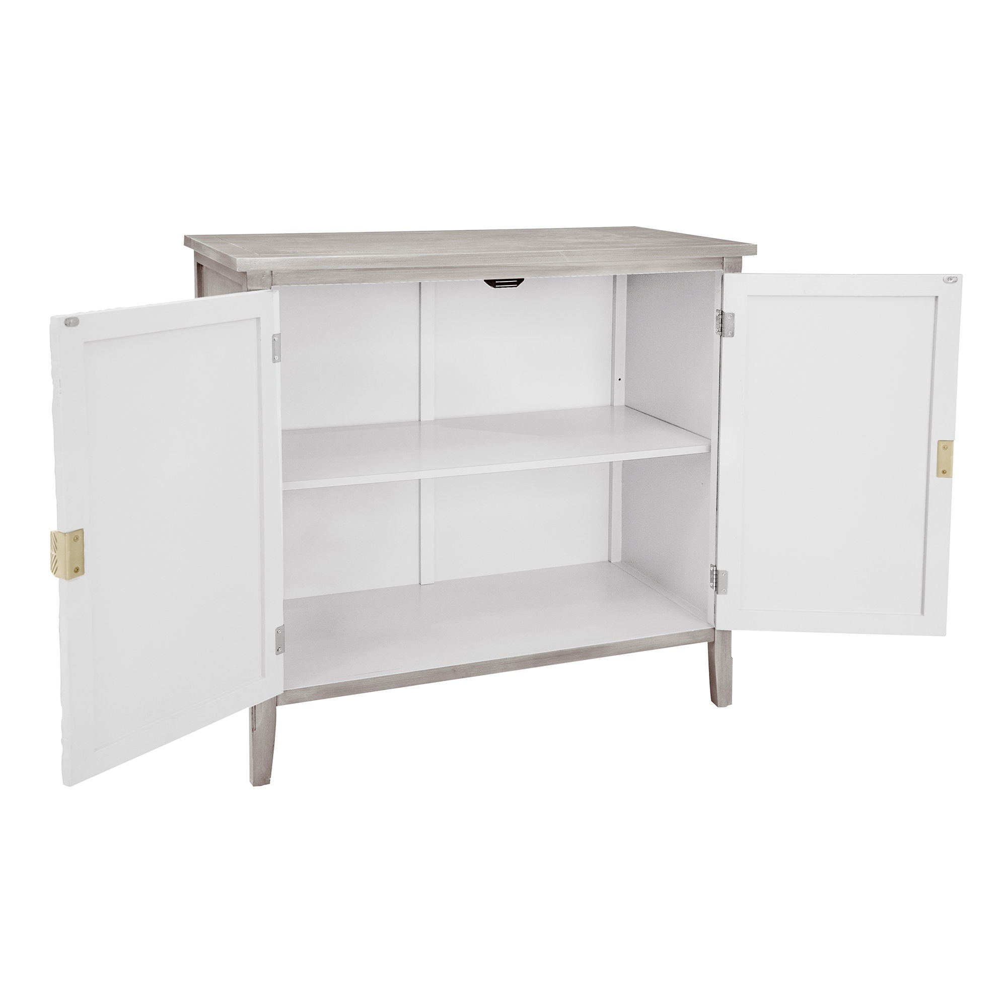 2 Door Cabinet, Suitable For Bedroom - Light Gray