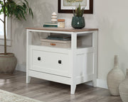 Sauder August Hill Lateral File Wh W/ Loa Top | Meri Furniture