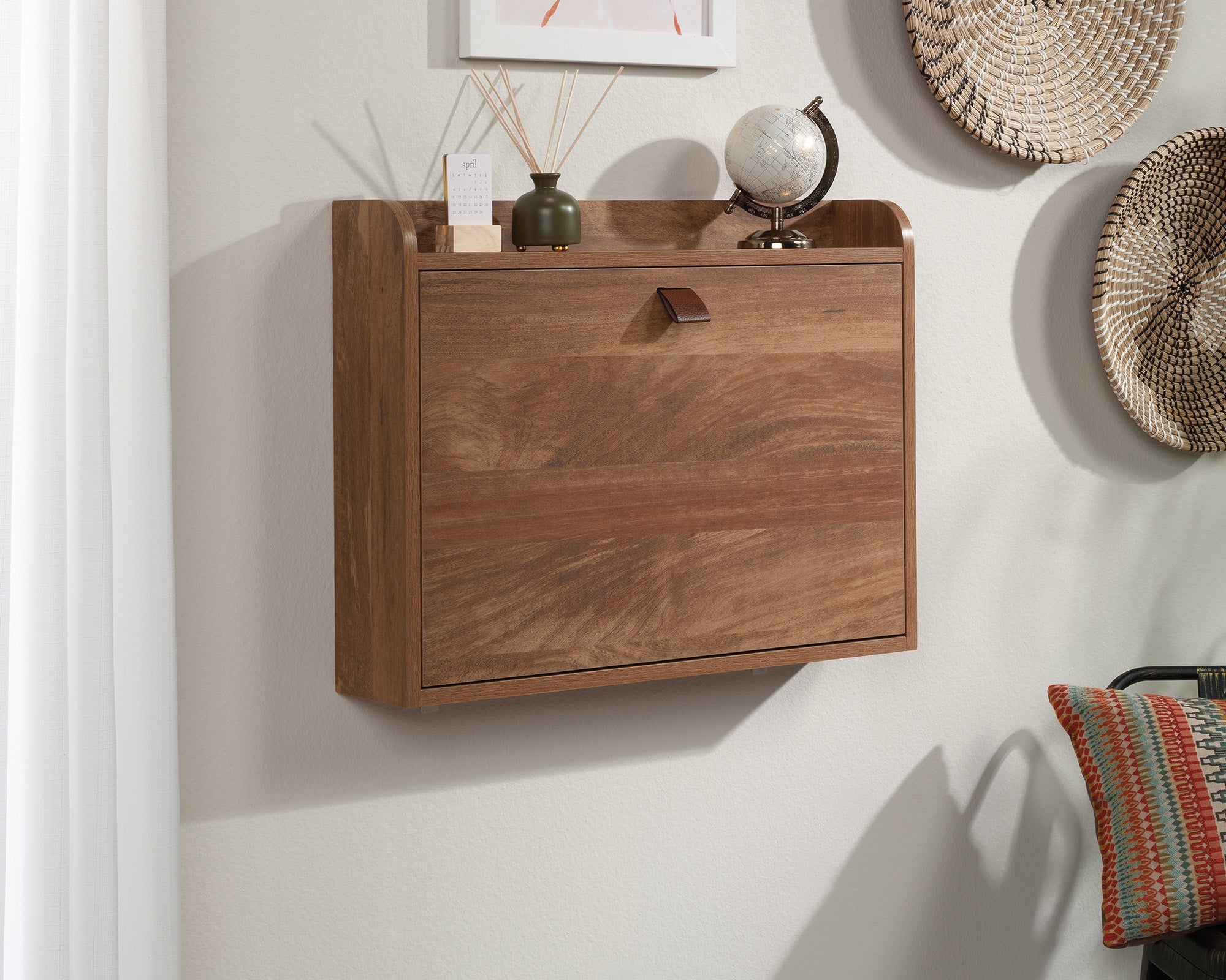 Sauder Anda Norr Wall Mount Desk Sm 3a | Meri Furniture