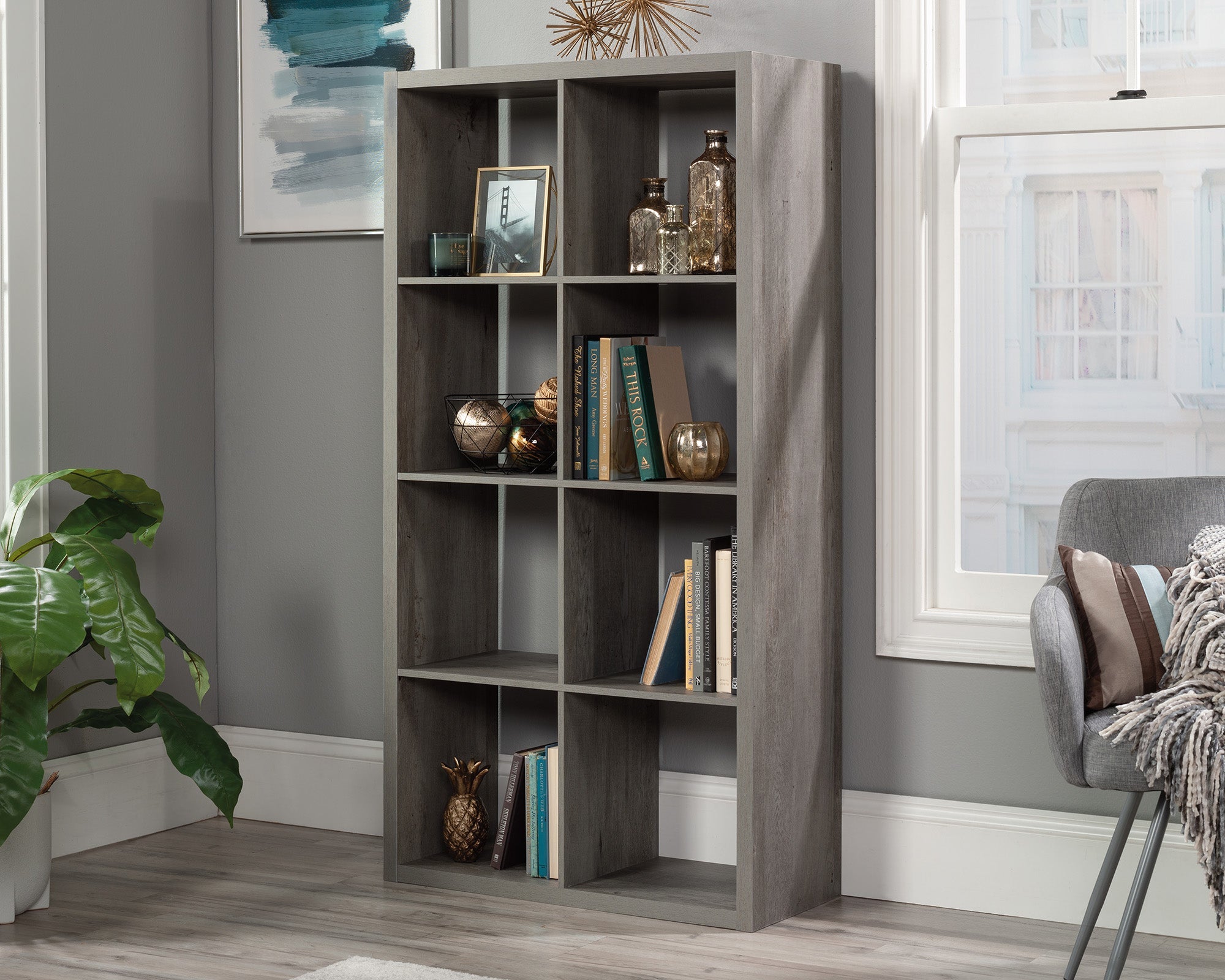 Sauder 8-Cube Organizer Myo 3a | Meri Furniture