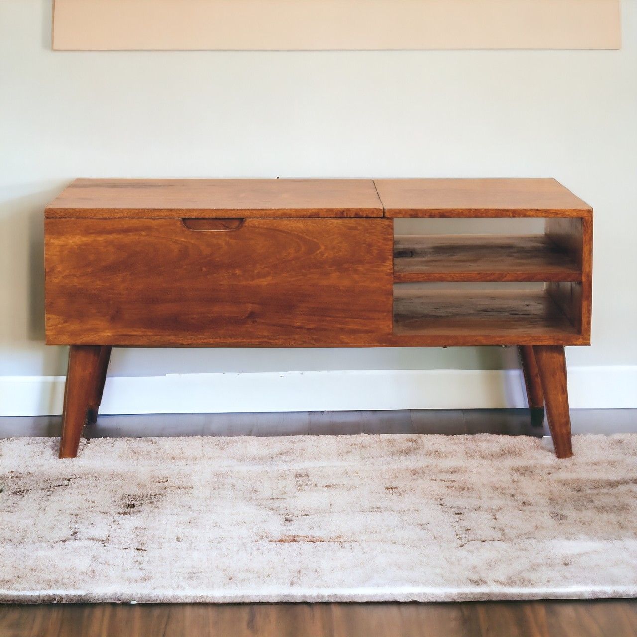 Handle Coffee Table - Chestnut