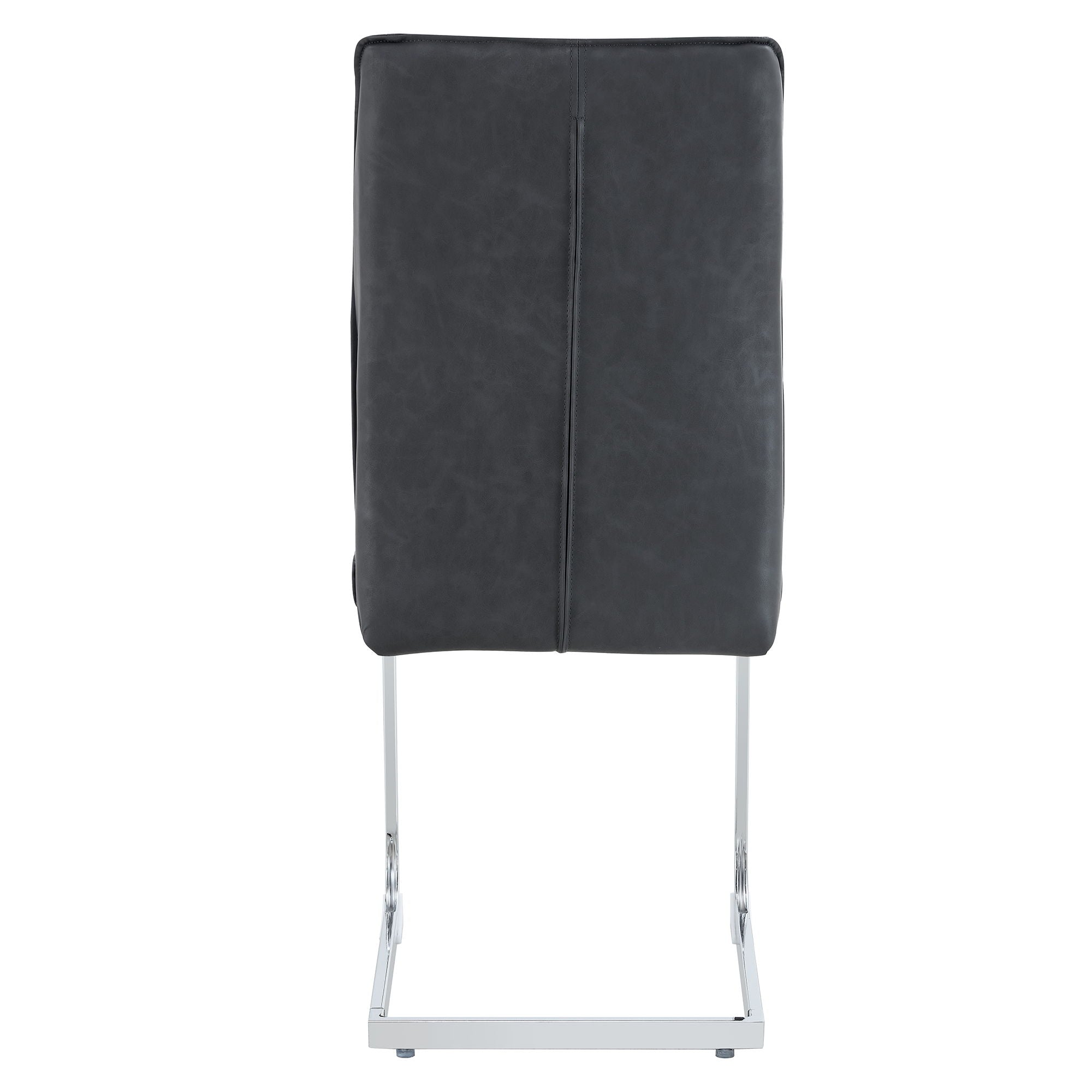 Luxury Simple Arch High Resilience Dining Chair With Arched Leg