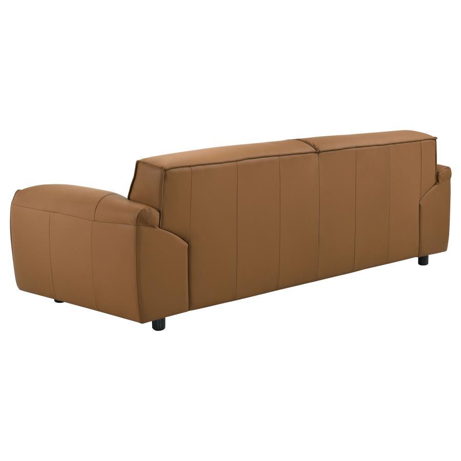 Buxton - Top Grain Leather Upholstered Sofa
