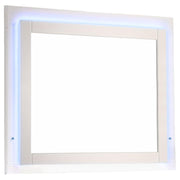 Felicity - Wood LED Dresser Mirror - White High Gloss