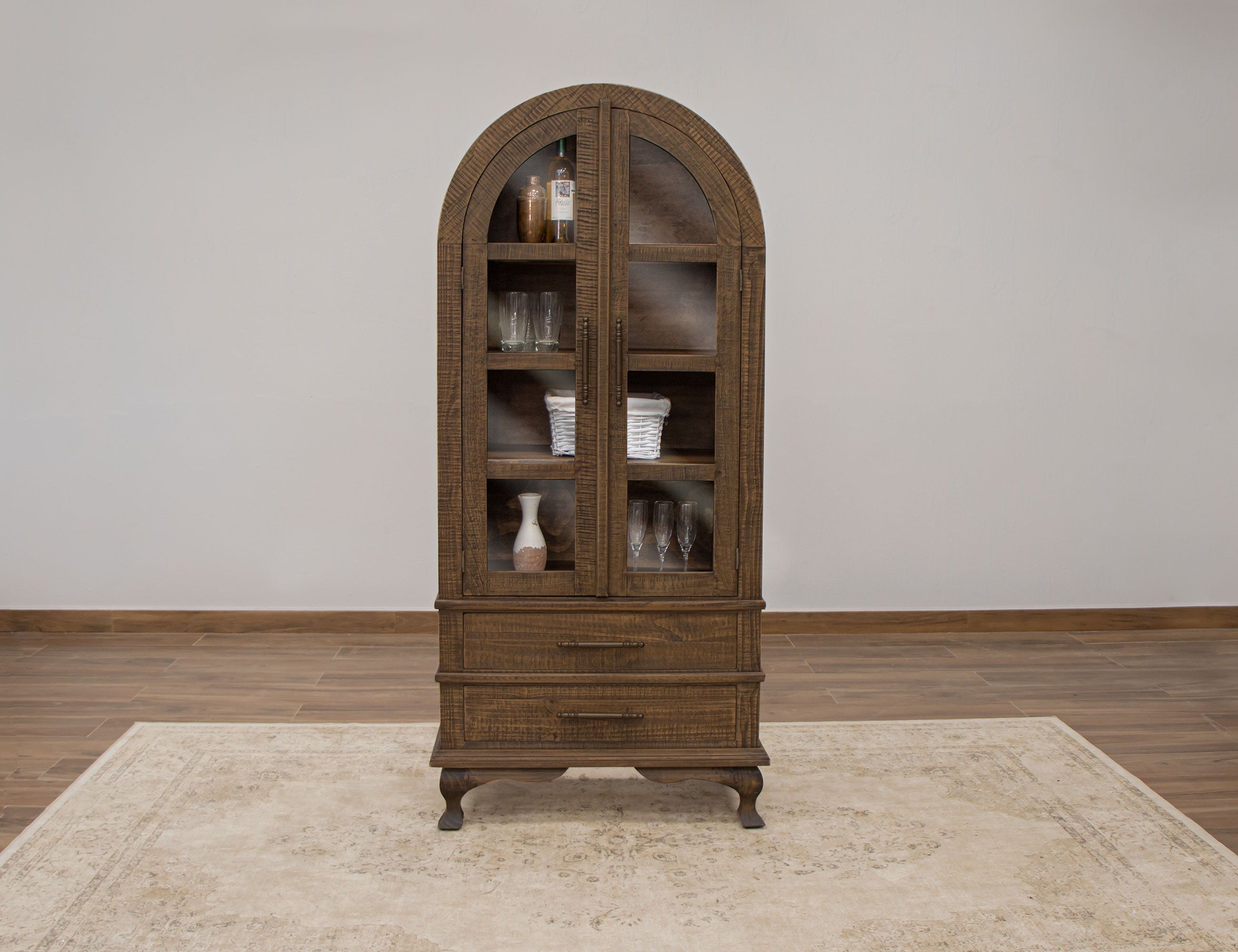 International Furniture Direct Arlette - Cabinet - Caramel | Meri Furniture