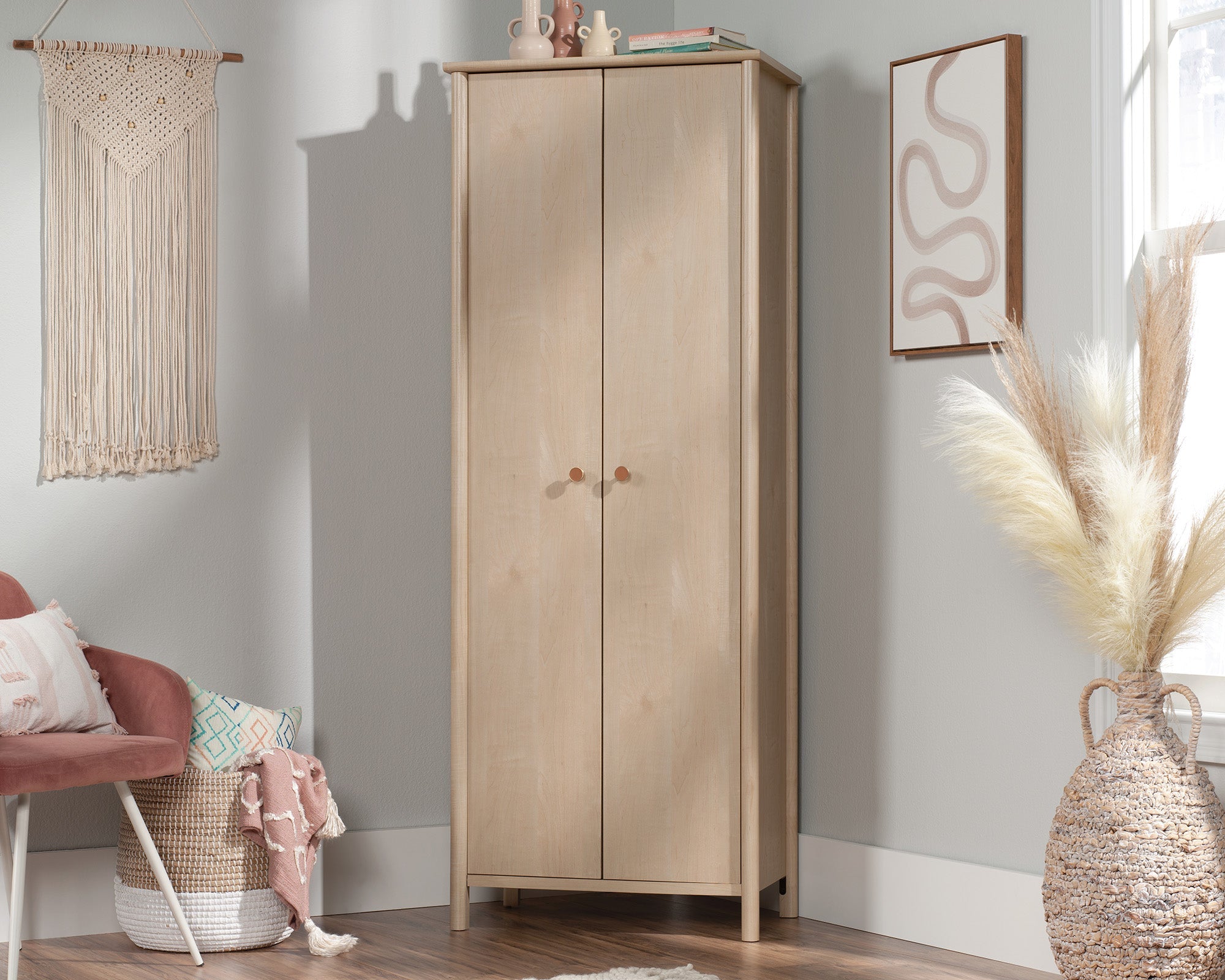Sauder 2-Door Storage Cabinet Nm | Meri Furniture