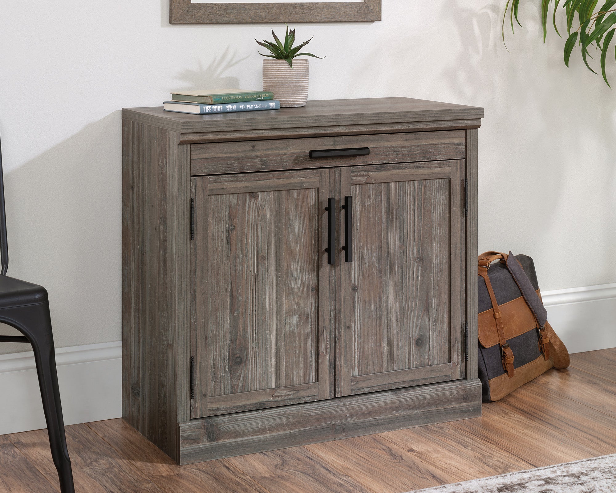 Sauder Aspen Post Door Lib Bas /util Stand Pp | Meri Furniture