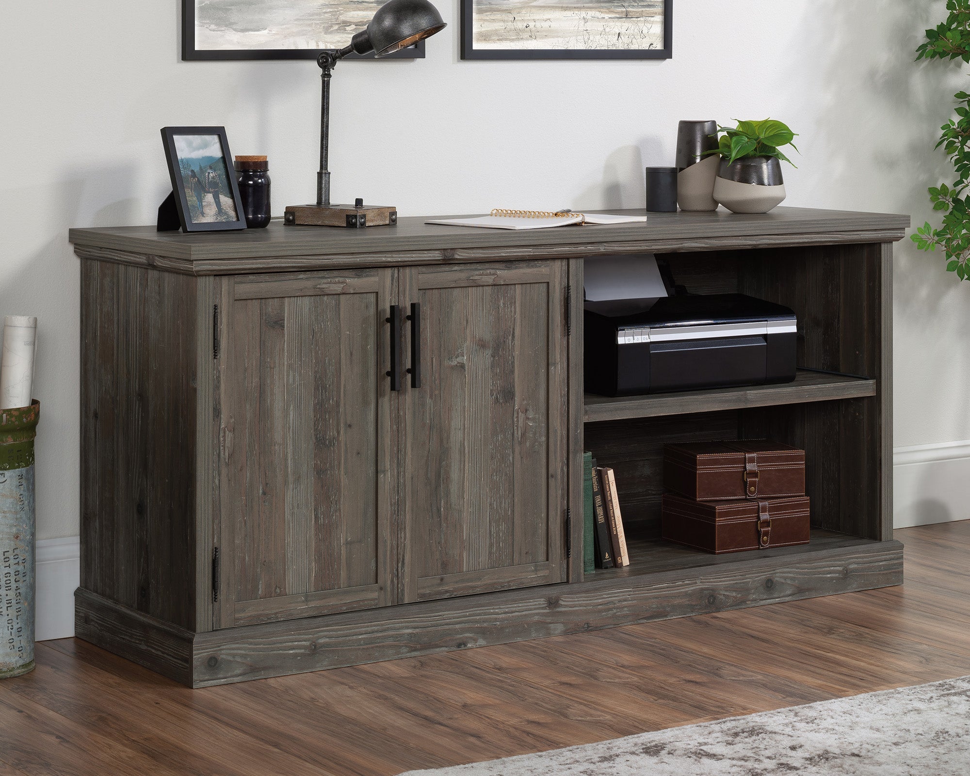 Sauder Aspen Post Large Credenza Pp | Meri Furniture