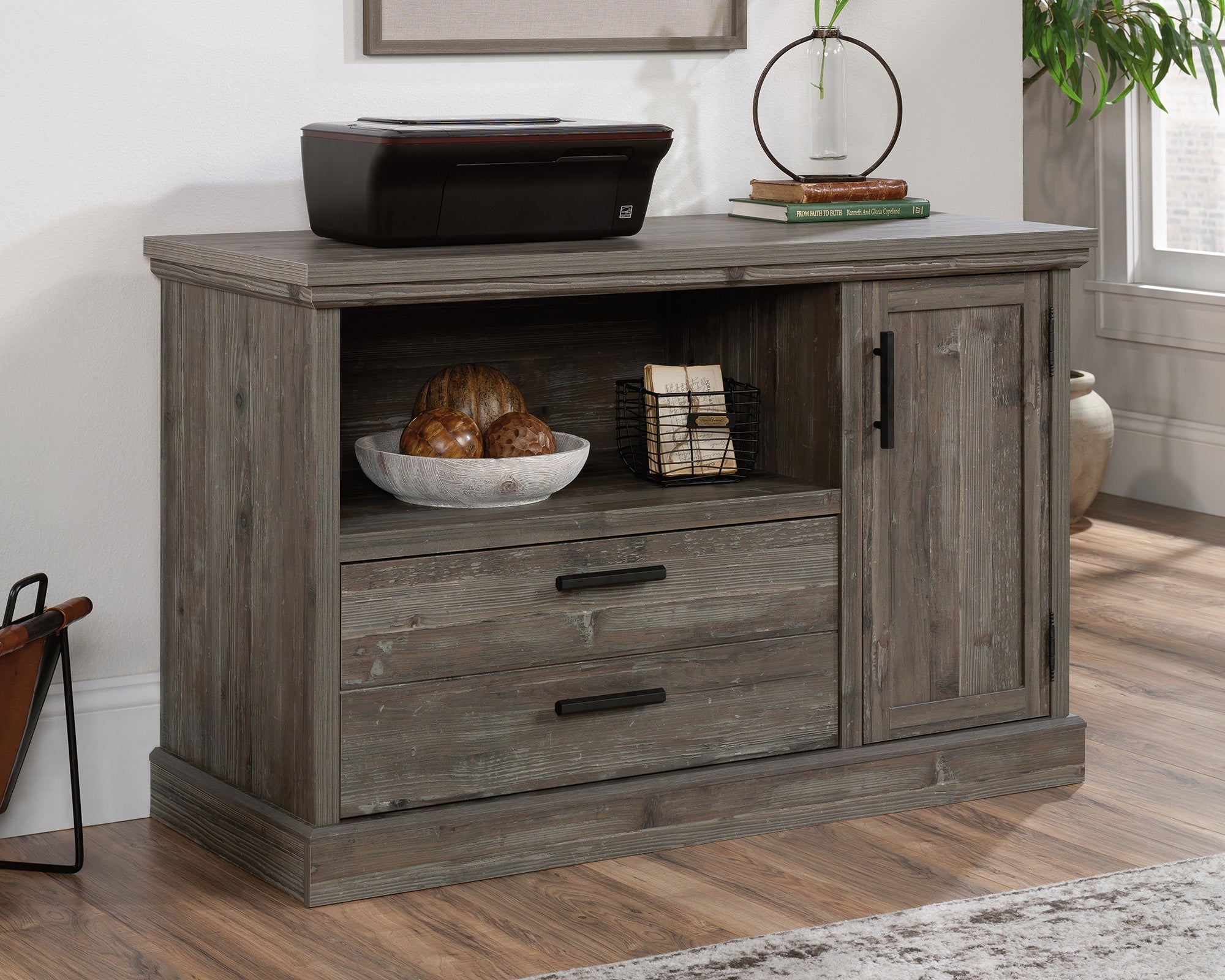 Sauder Aspen Post Small Credenza Pp | Meri Furniture