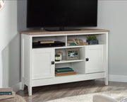 Sauder August Hill Corner Entert Stand Glw | Meri Furniture