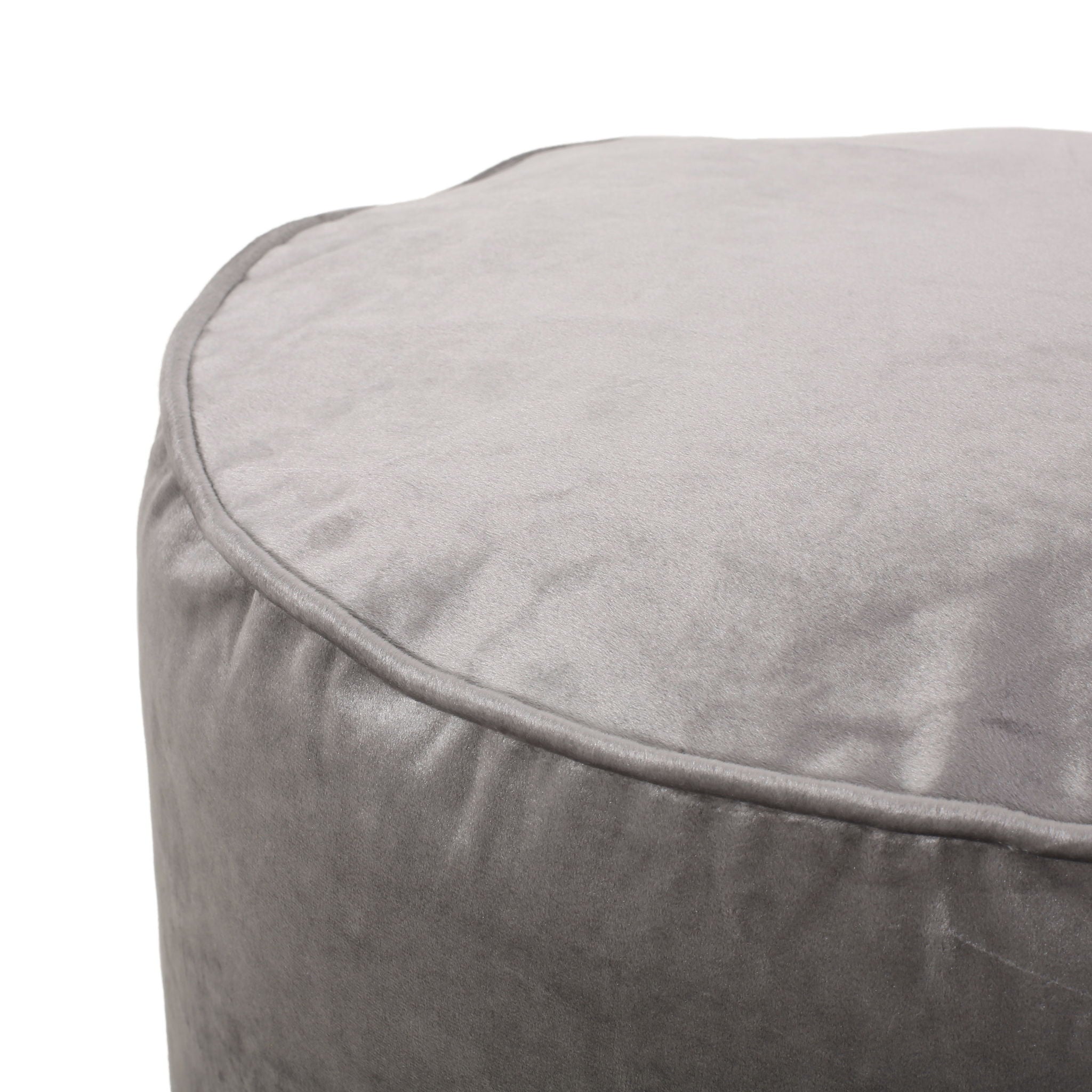Shimon - Cylinder Pouf Ottoman And Floor Cushion
