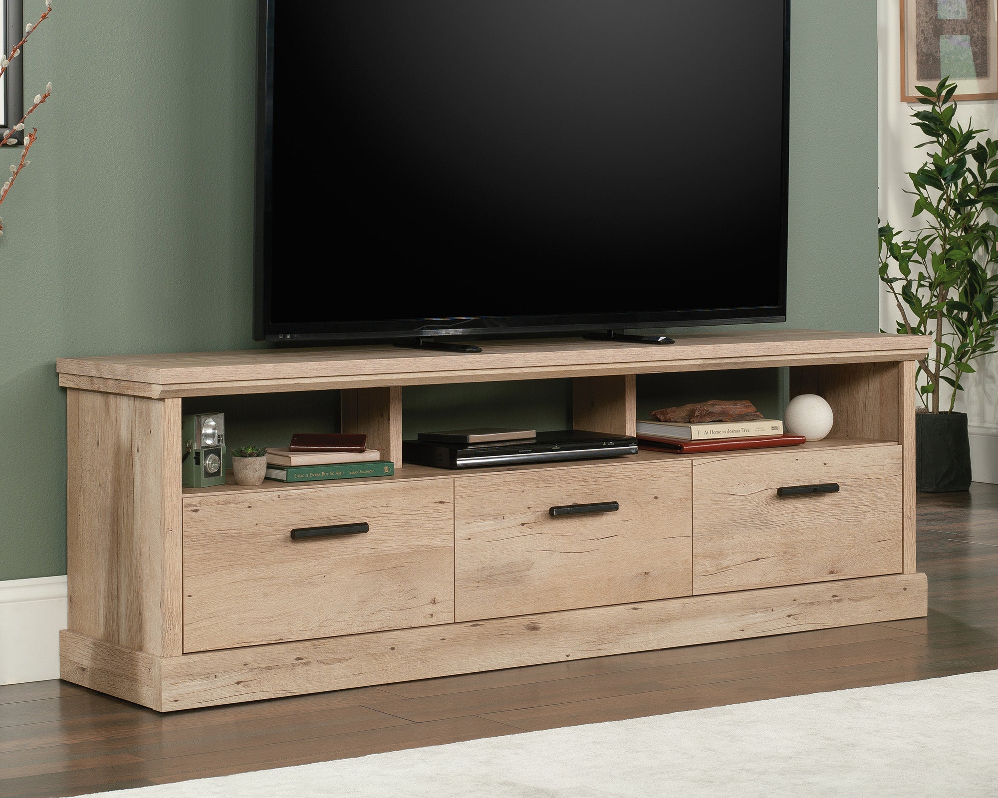 Sauder Aspen Post Entertainment Credenza Pmo | Meri Furniture