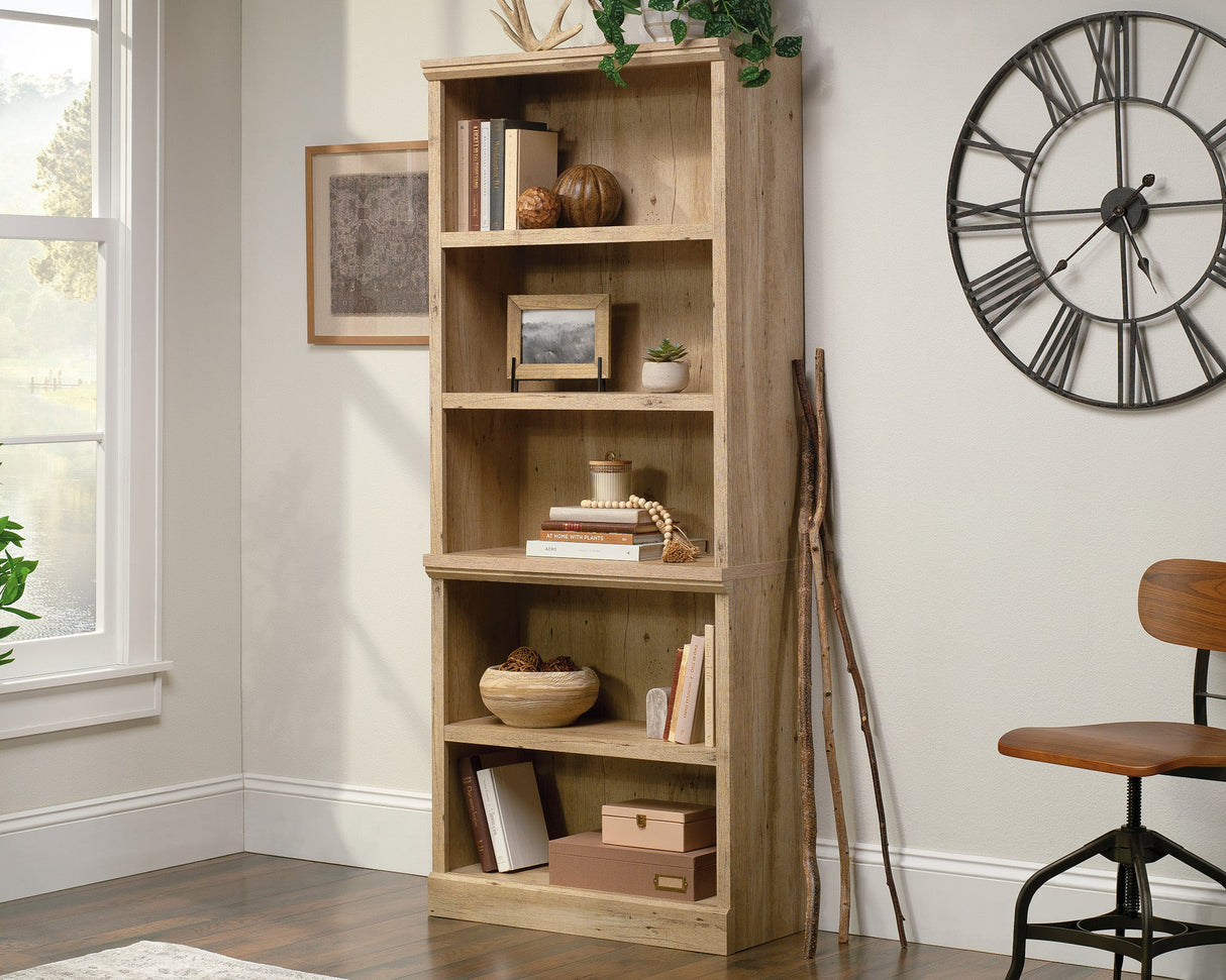Sauder Aspen Post 5-Shelf Bookcase Pmo | Meri Furniture
