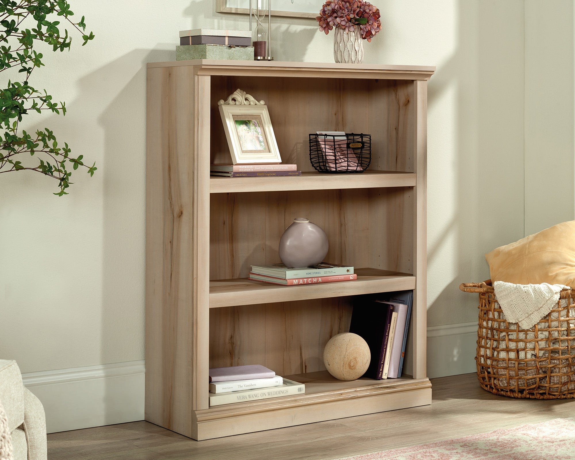 Sauder 3 Shelf Bookcase Pm | Meri Furniture