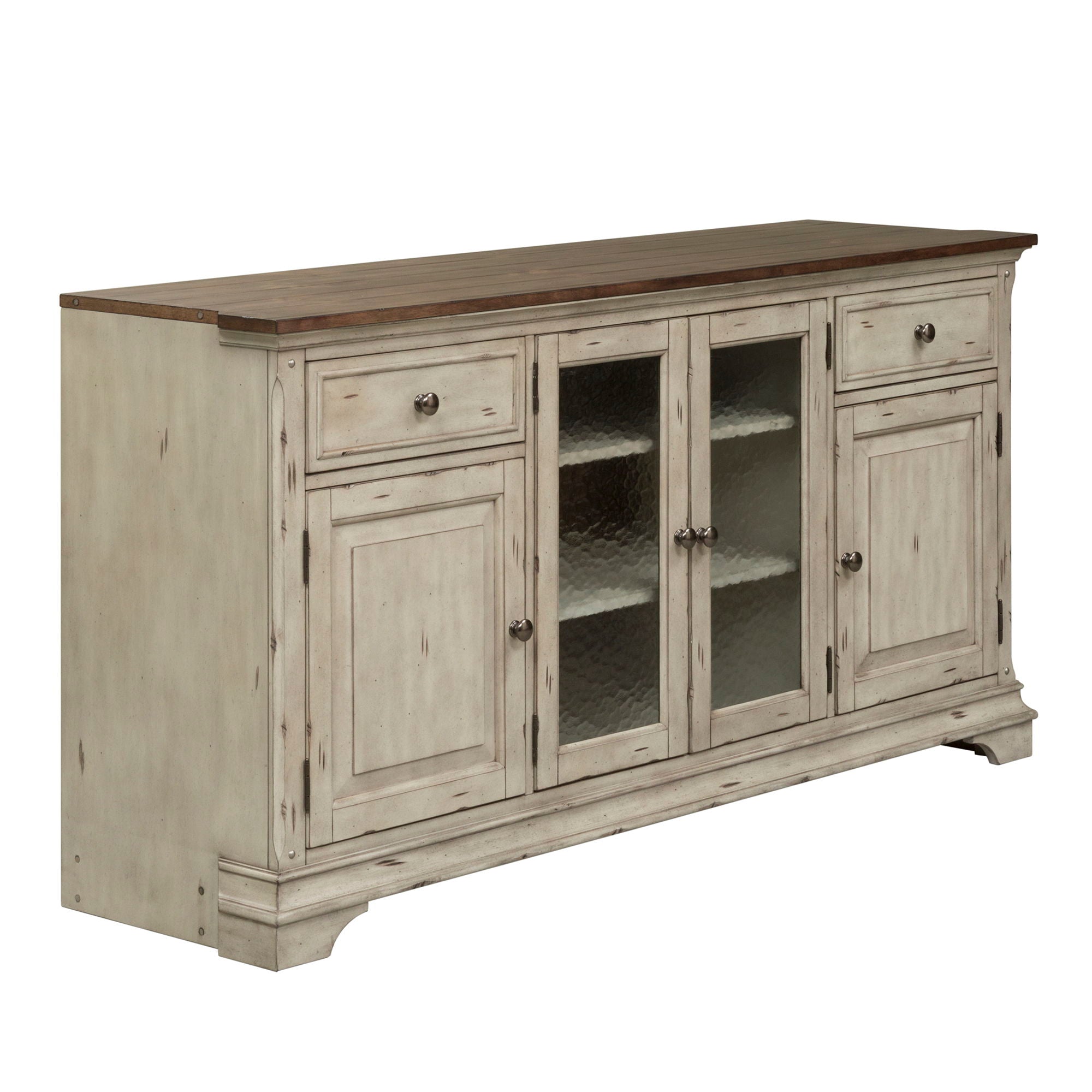 Liberty Furniture Morgan Creek - Entertainment TV Stand - White | Meri Furniture