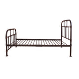 With Industrial and vintage style the Nicipolis bed collection features sandy gray metal open frame, complemented by pipe castings with dark bronze hand brush accent. This collection will be a good choice for whom is seeking for a simple style bedroom