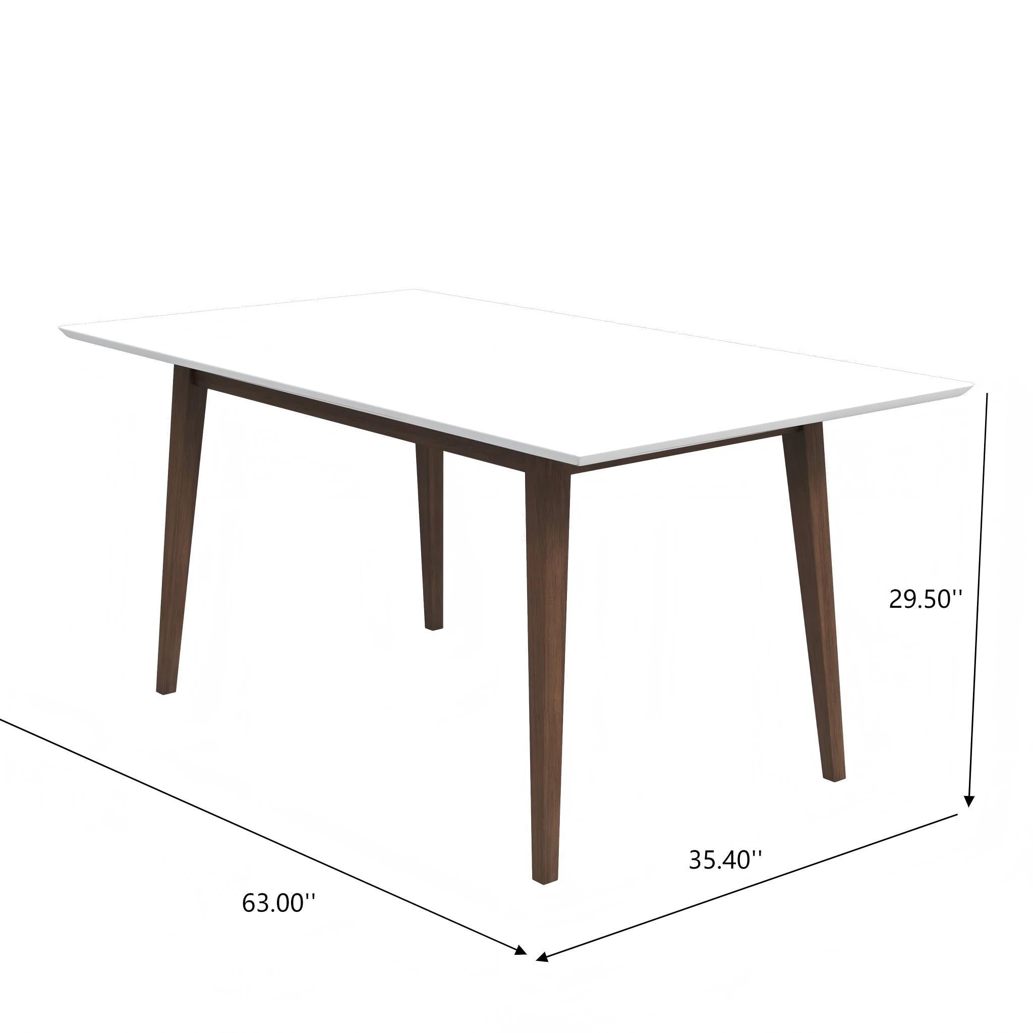 Mary - Modern Style Rectangular Dining Kitchen Table