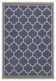Sunshine - 5'3" X 7'3" Indoor, Outdoor Area Rug Polypropylene - Blue