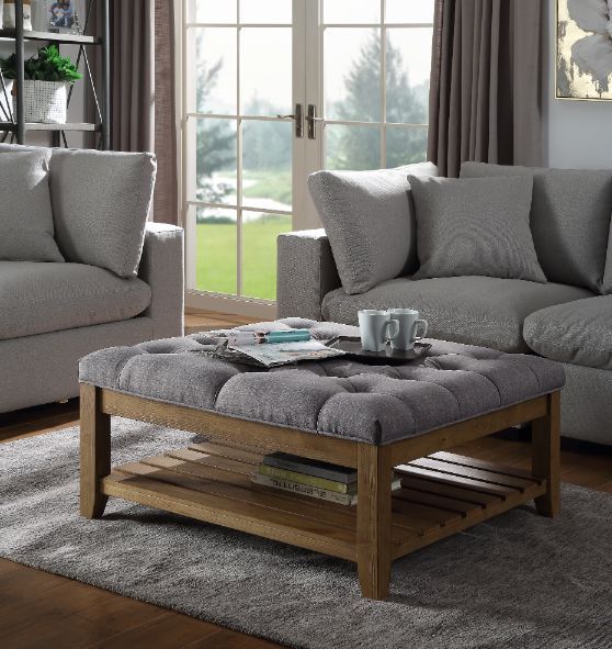 ACME Aizen - Cocktail Ottoman | Meri Furniture