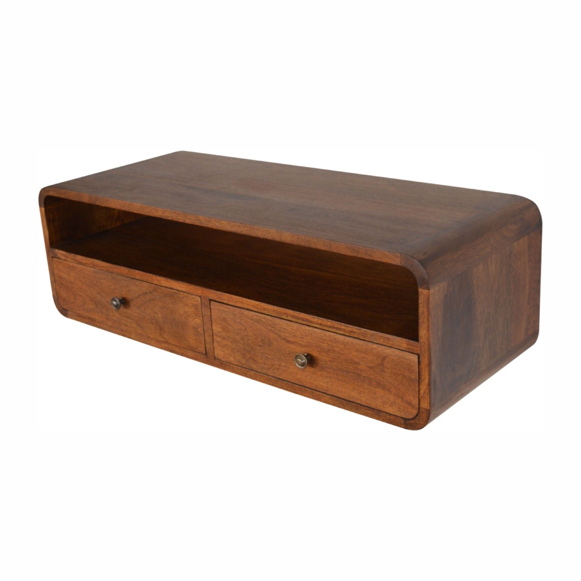 Floating Open Console - Chestnut