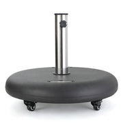 Wheelie - Round Umbrella Base With Stainless Steel Holder