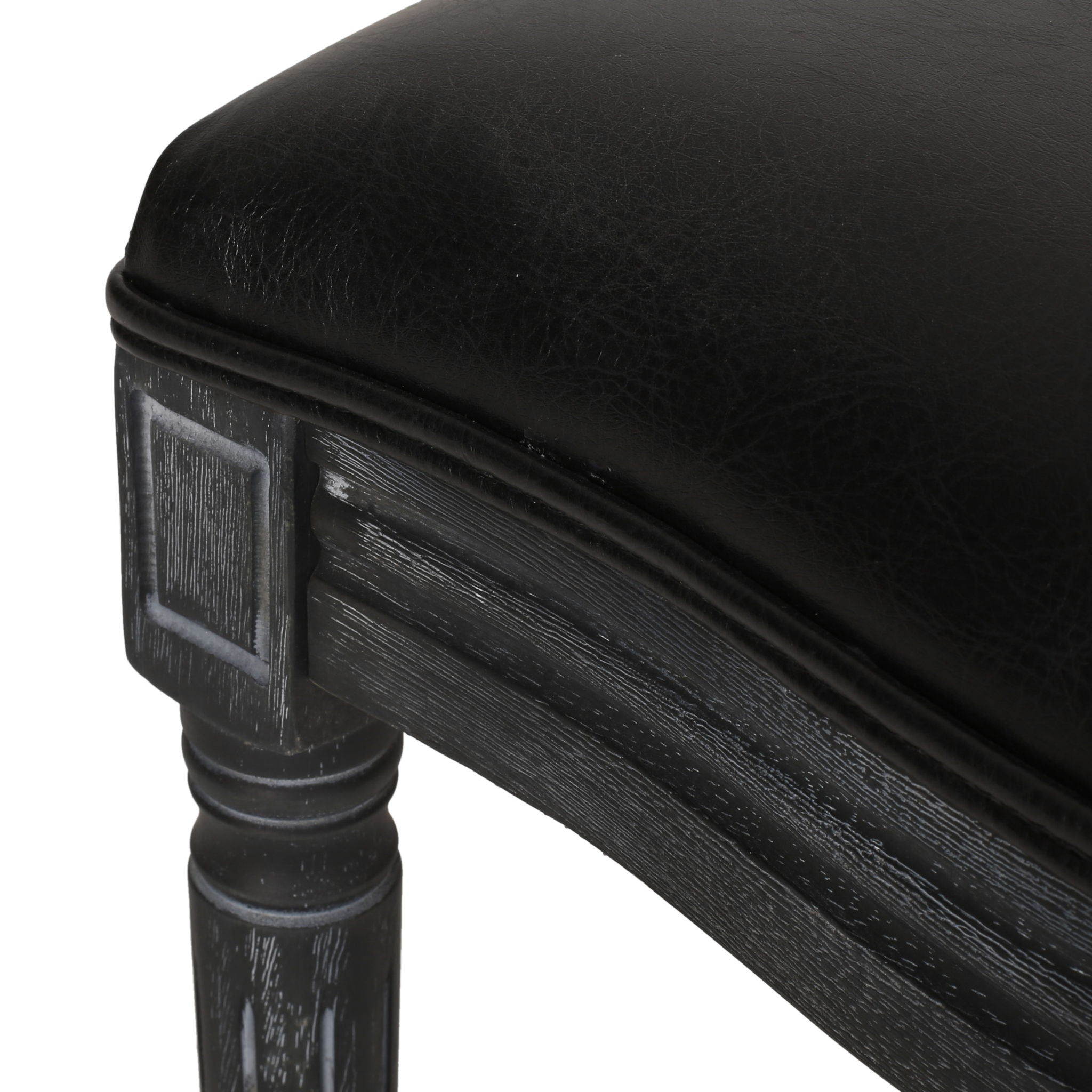 French Country Dining Chair With Cane Backrest (Set of 2)