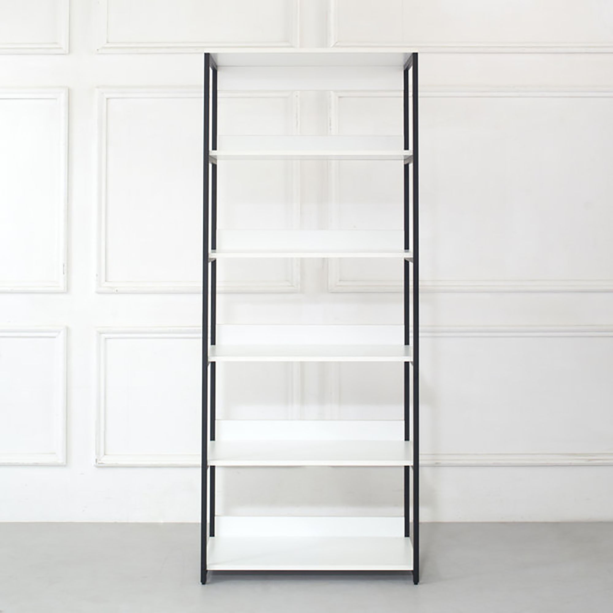 Fiona - Freestanding 3 Tower System Walk In Closet With 7 Shelf Wood And Metal Frame - White