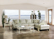 Furniture of America Bridie - Sectional - Ivory | Meri Furniture