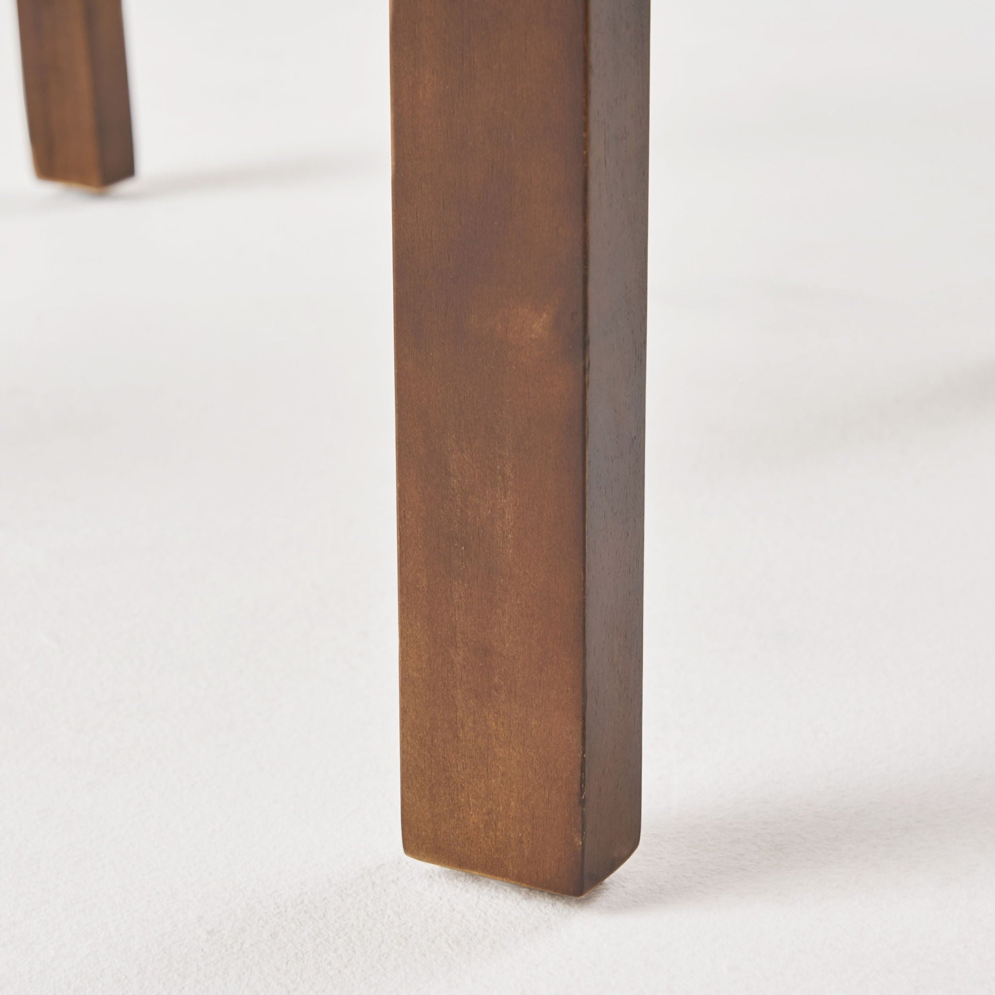 Wilson - Rustic Dining Chair Acacia Wood With Slat Panel Design (Set of 2) - Dark Brown