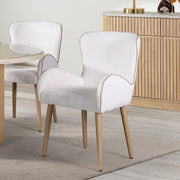 ACME Adalynn - Side Chair (Set of 2) - Gray & Weathered Gray Oak | Meri Furniture