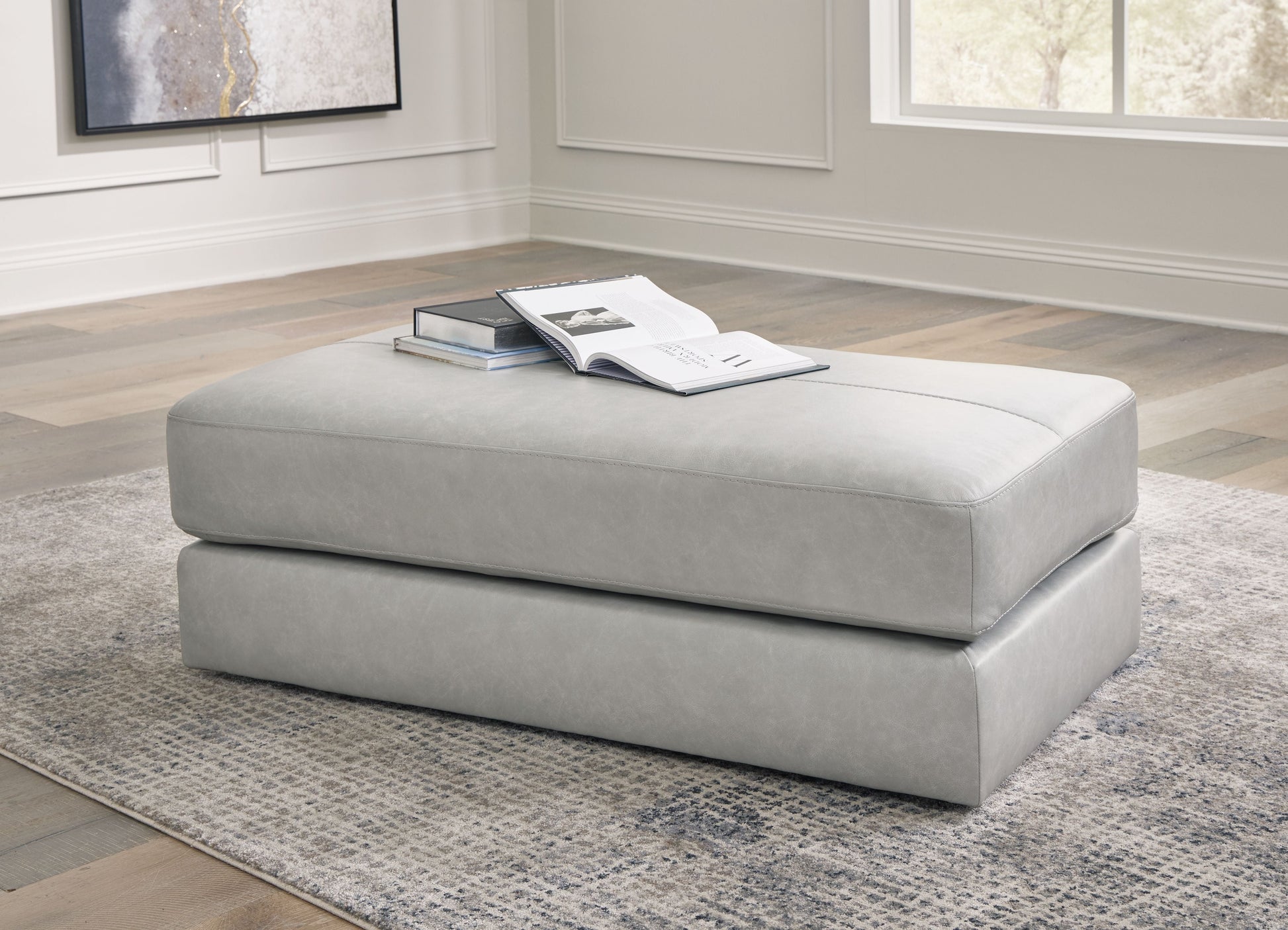 Millennium® by Ashley Amiata - Oversized Accent Ottoman | Meri Furniture
