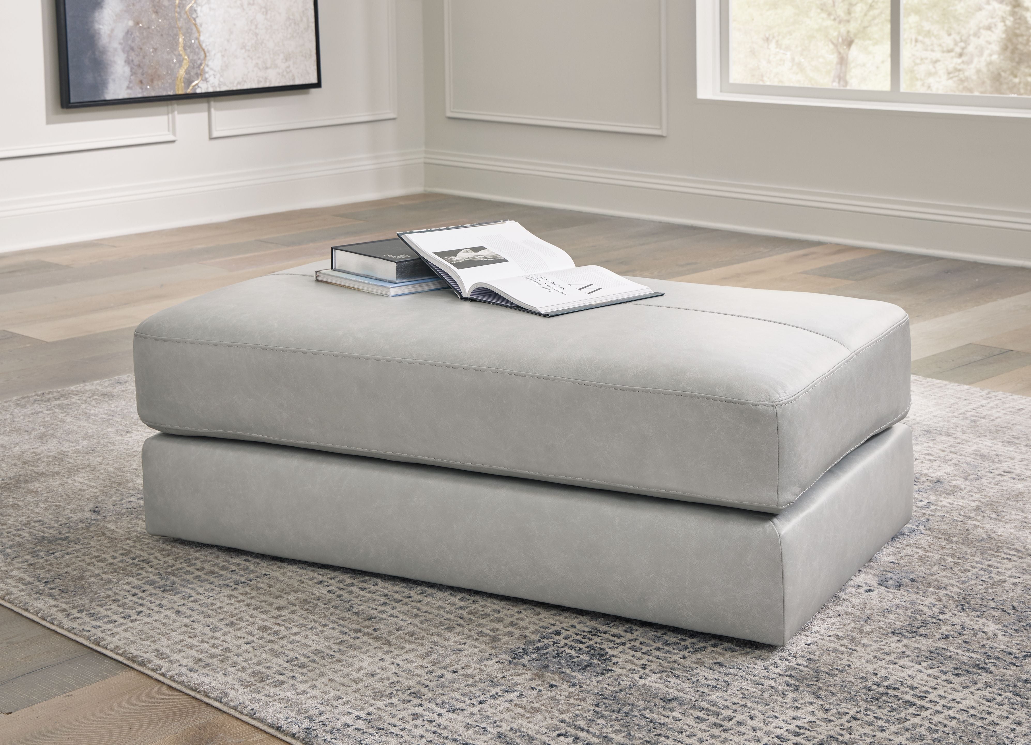 Millennium® by Ashley Amiata - Oversized Accent Ottoman | Meri Furniture