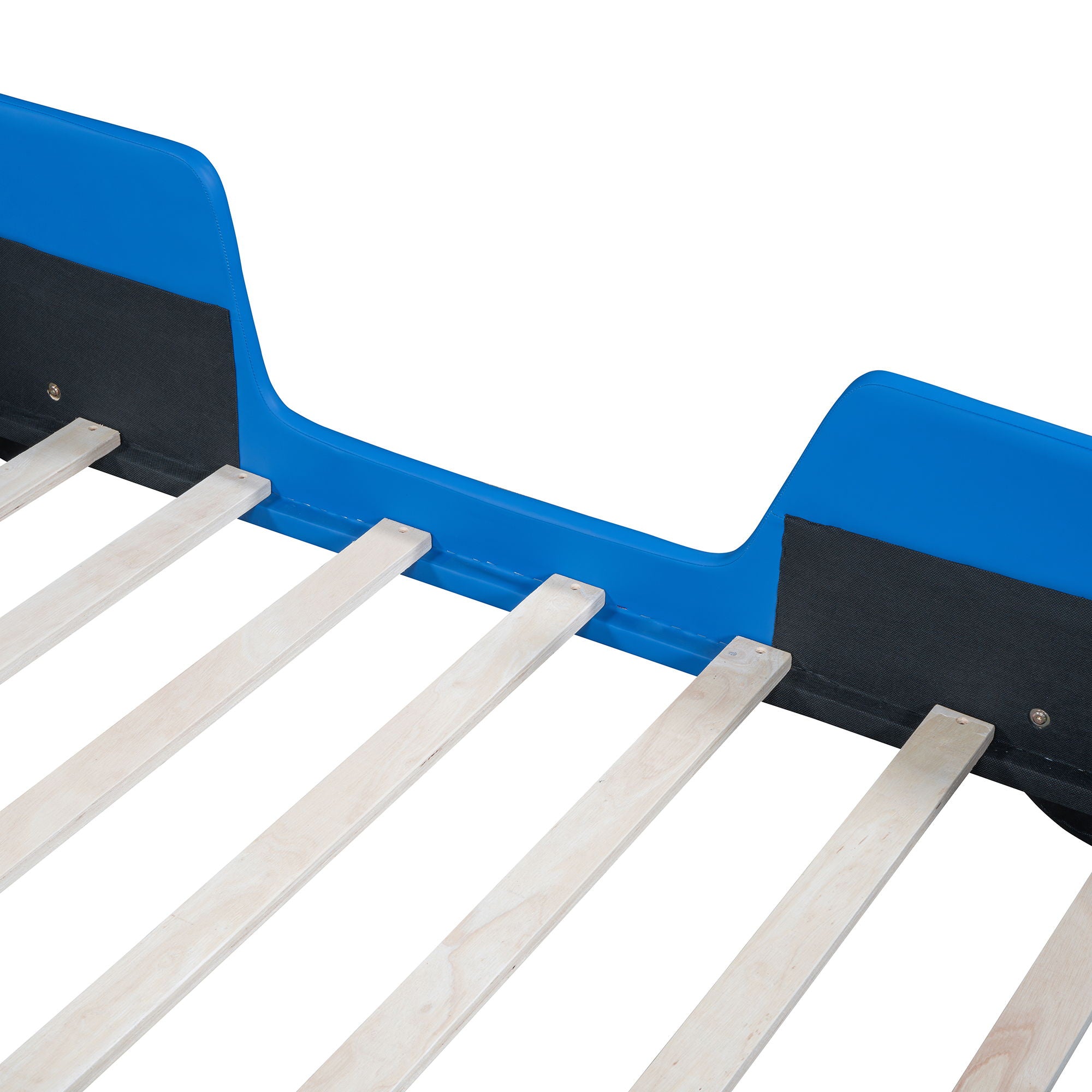 Race Car Shaped Platform Bed With Wheels