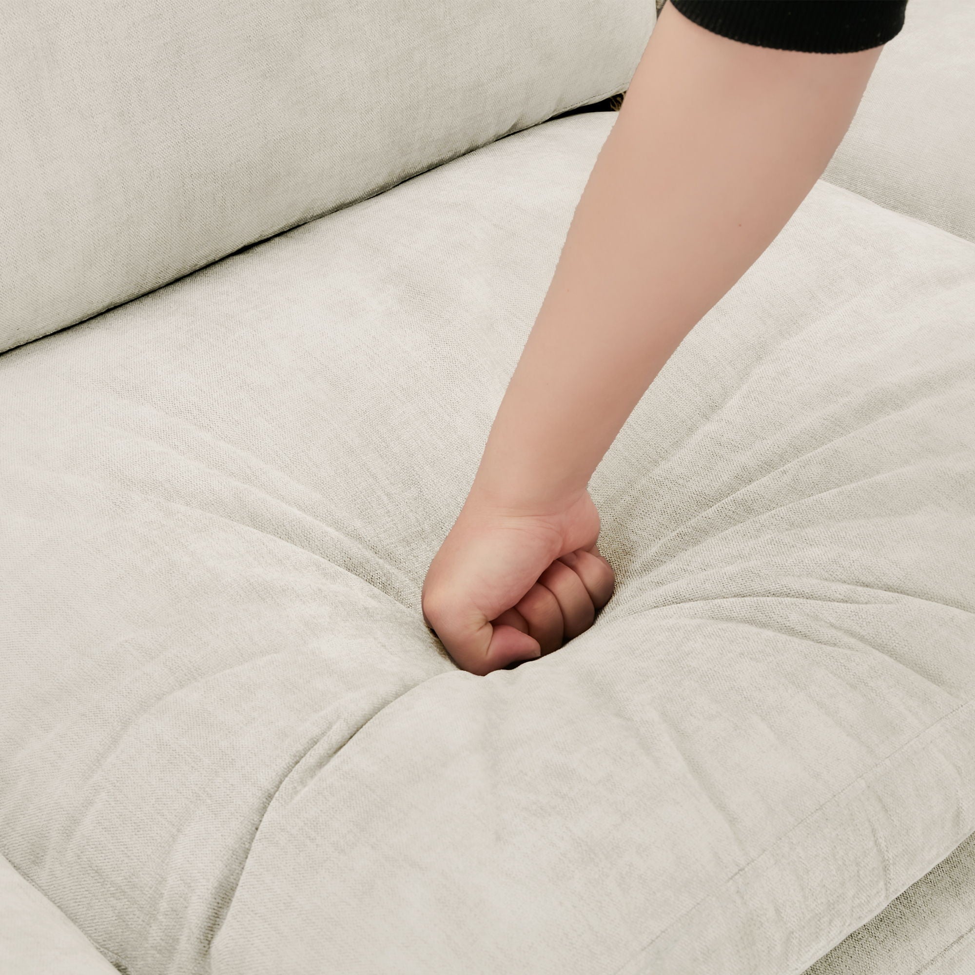 Cozy Upholstered Sofa Set For Living Room