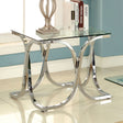 Furniture of America Luxa - End Table - Pearl Silver | Meri Furniture