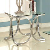 Furniture of America Luxa - End Table - Pearl Silver | Meri Furniture
