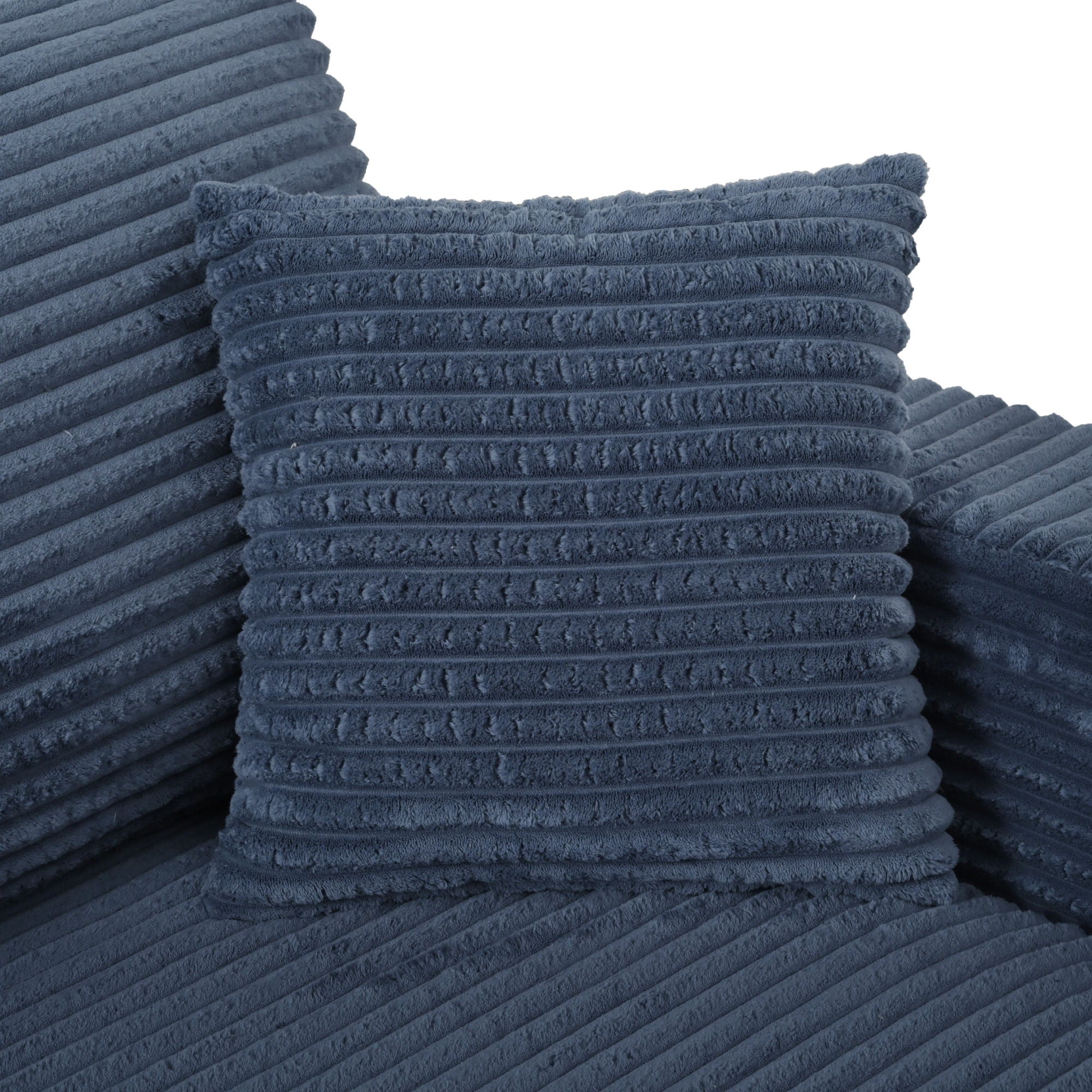 Oversized Loveseat Chaise With 2 USB Ports, 2 Cup Holders And 2 Throw Pillows