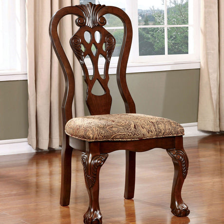 Furniture of America Elana - Dining Table With Butterfly Leaf - Brown Cherry | Meri Furniture