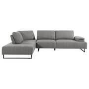 Coaster Fine Furniture Arden - Upholstered Sectional Sofa With Adjustable Back - Taupe | Meri Furniture