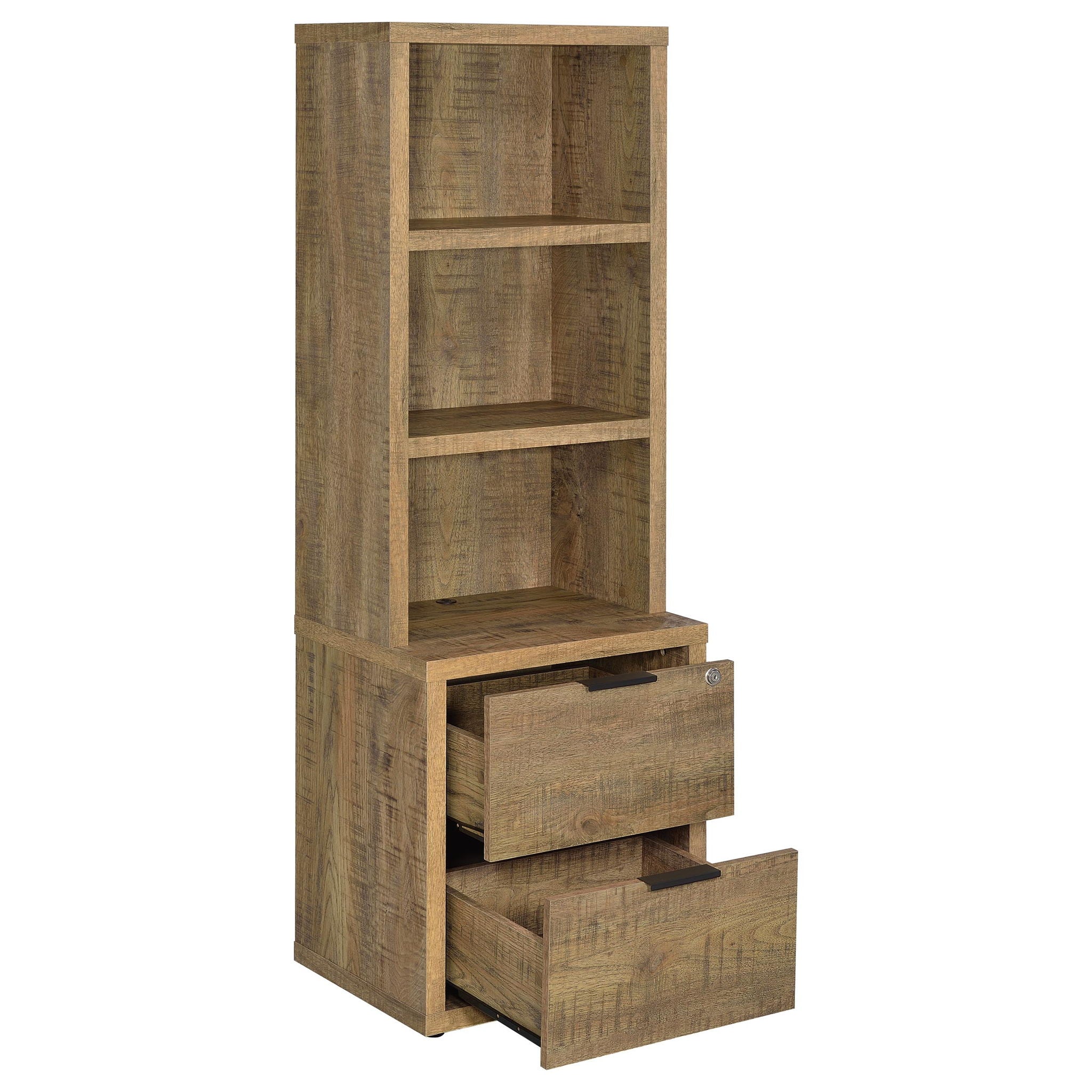 Geary - 3 Piece Bedroom Set With Bookcase Headboard