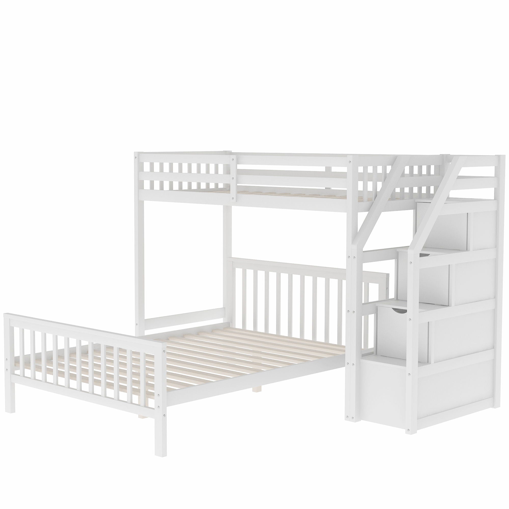 Loft Bed With Staircase And Storage