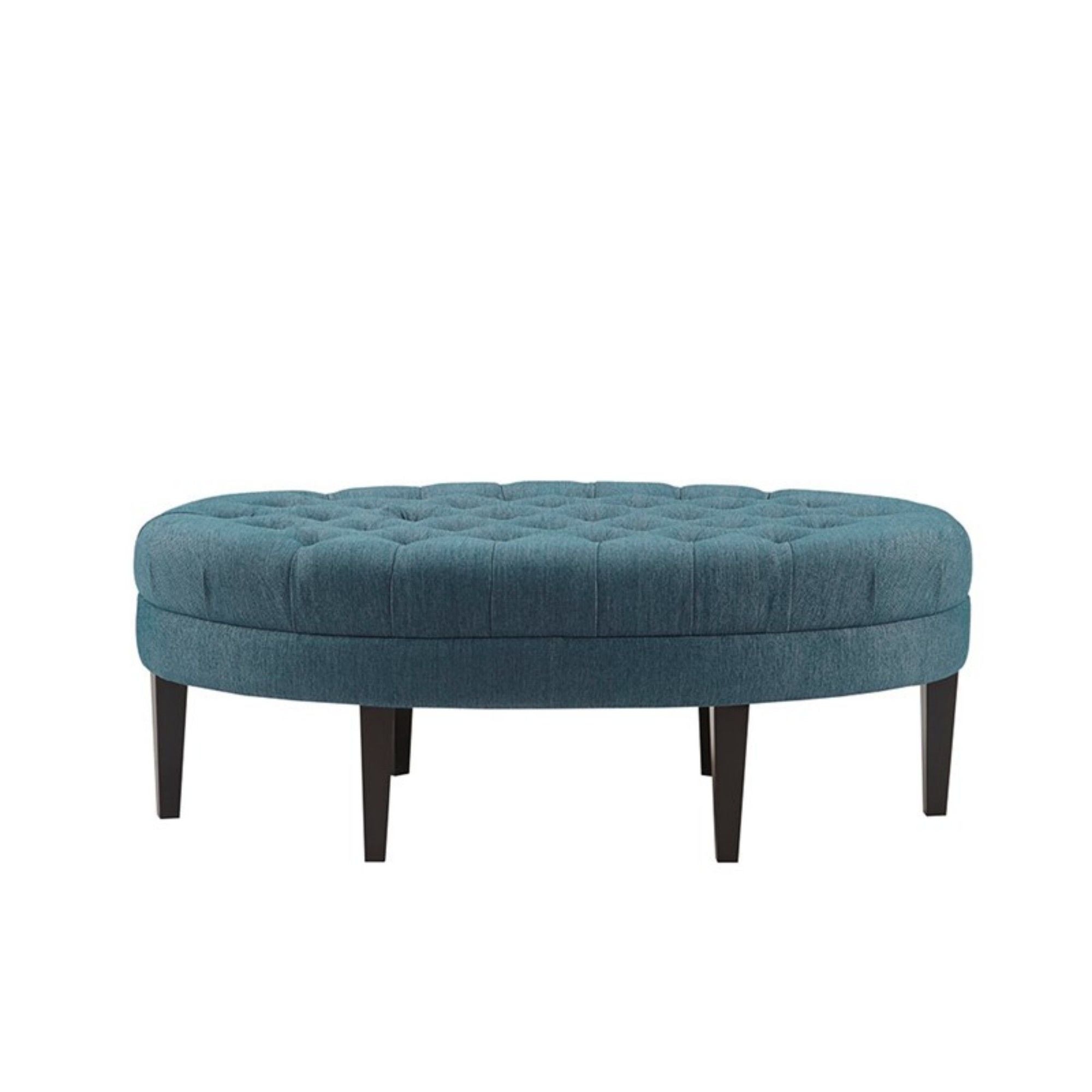 Martin - Surfboard Tufted Ottoman With Button Tufting - Blue