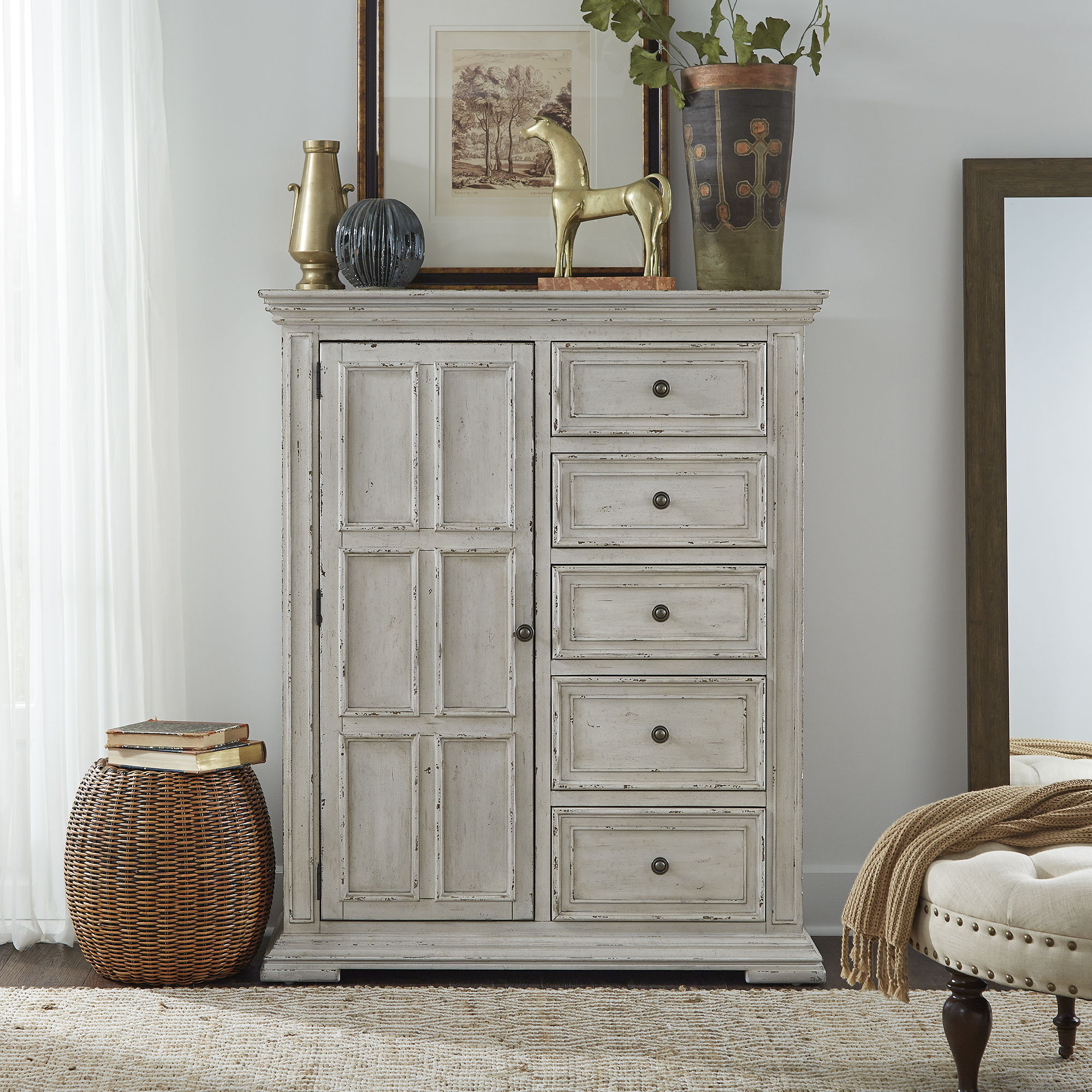 Liberty Furniture Big Valley - Door Chest | Meri Furniture