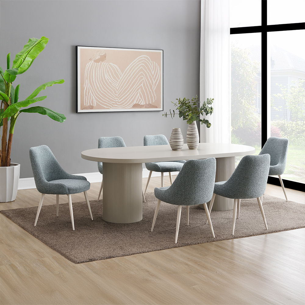 Laela - Dining Table - White