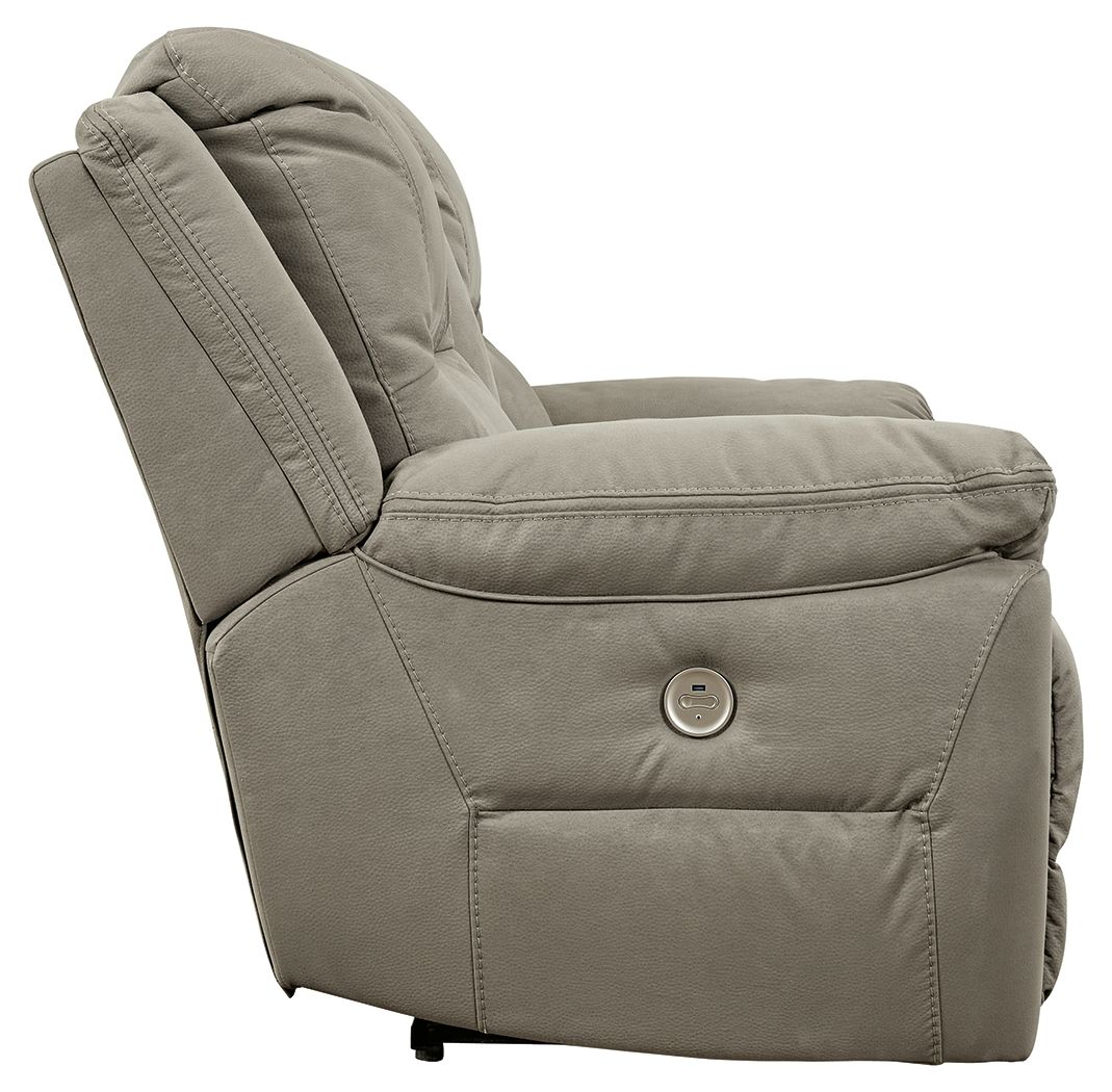 Signature Design by Ashley® Next-Gen Gaucho - Double Reclining Power Loveseat | Meri Furniture