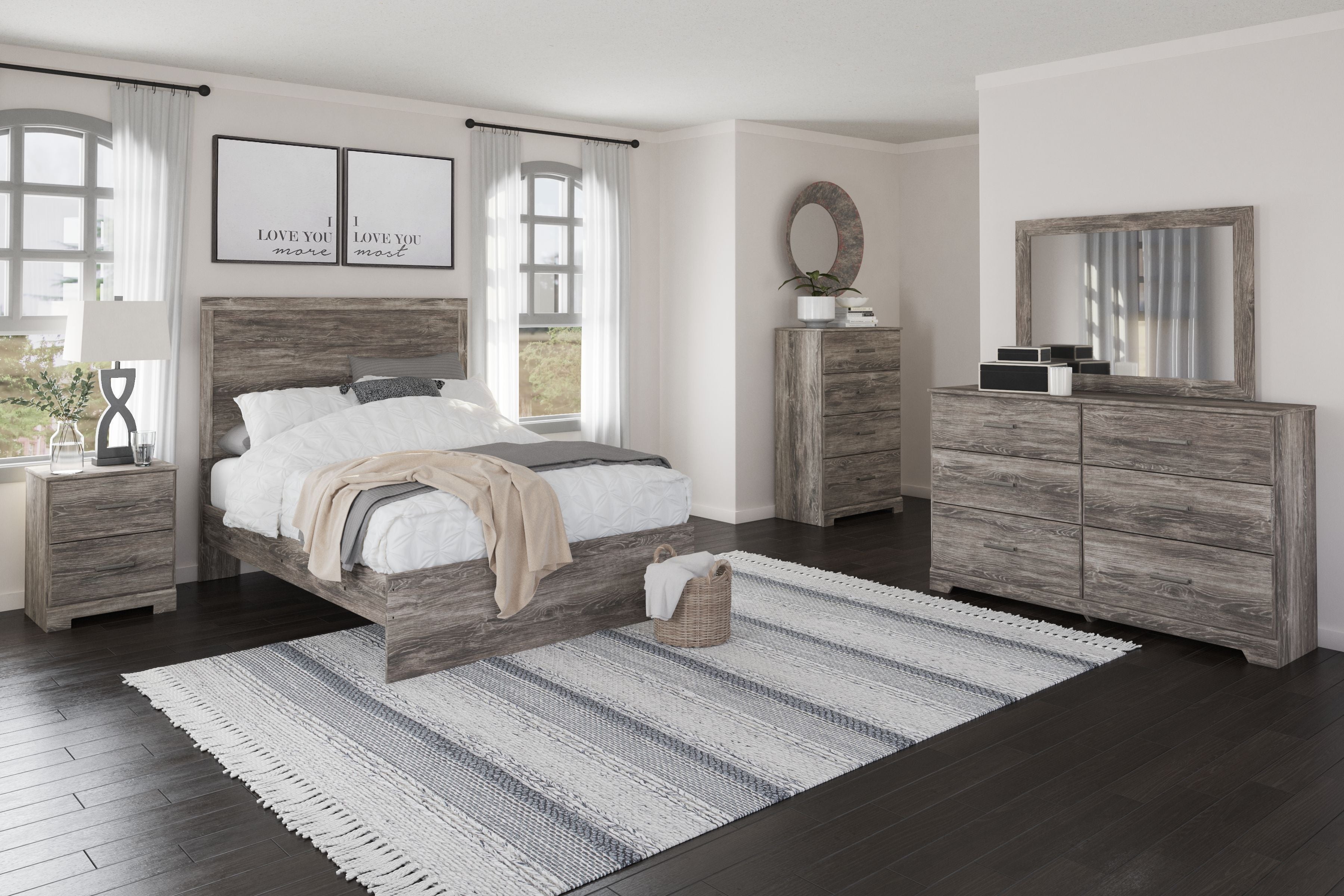 Signature Design by Ashley® Ralinksi - Panel Bed | Meri Furniture