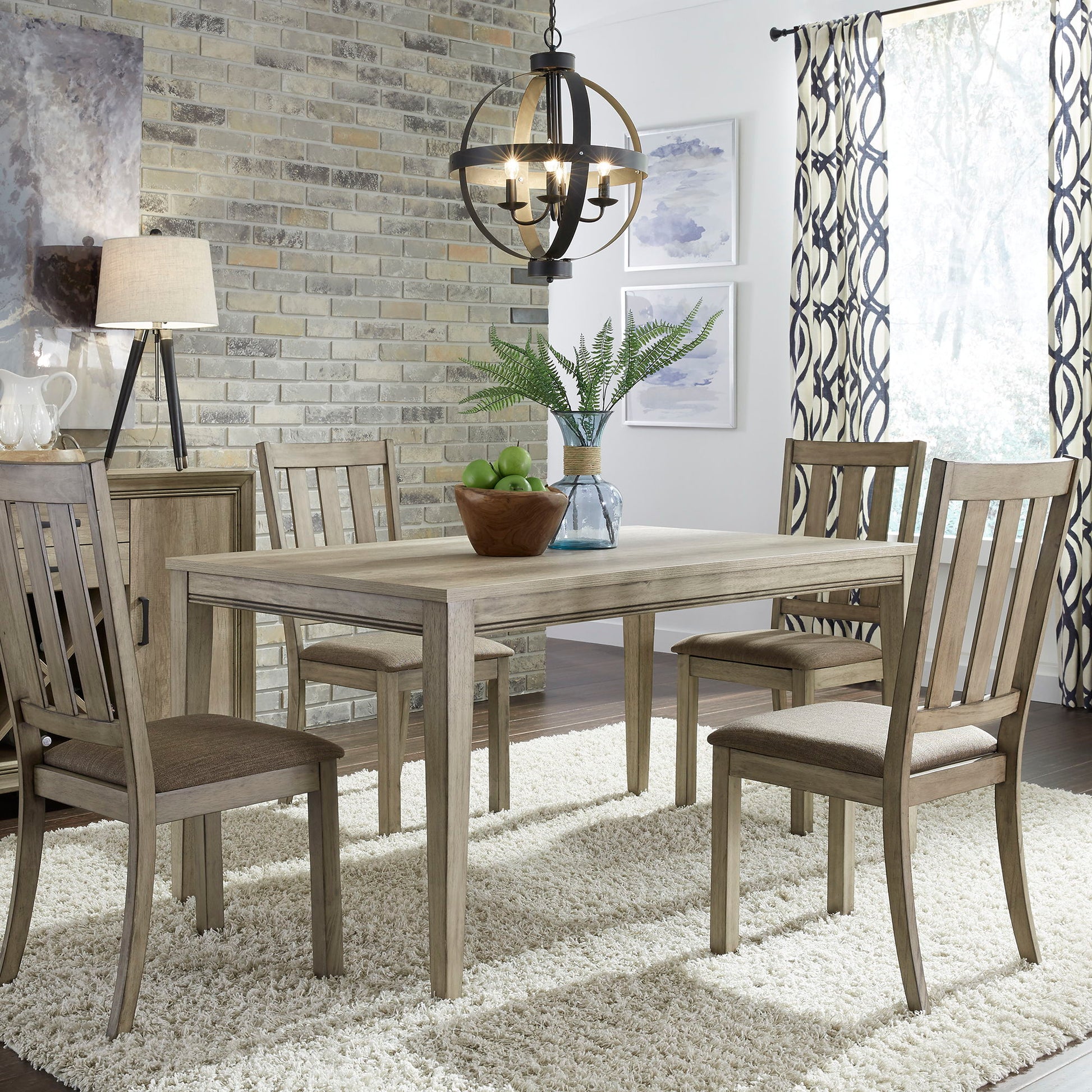 Liberty Furniture Sun Valley - Rectangular Leg Dining Table | Meri Furniture