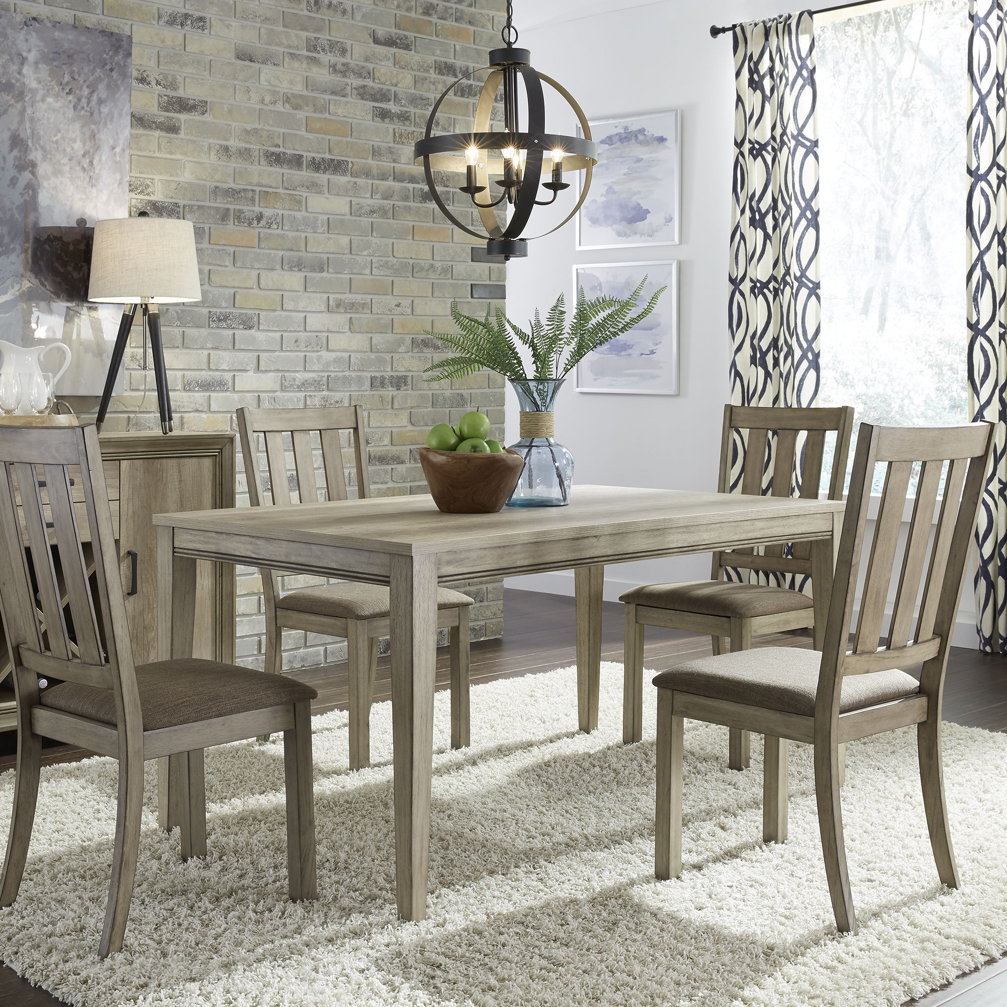 Liberty Furniture Sun Valley - Rectangular Leg Dining Table | Meri Furniture